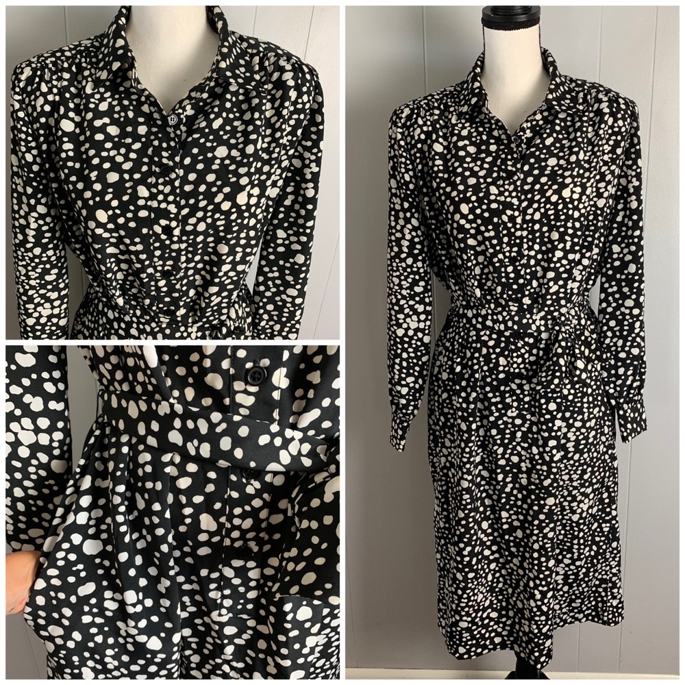 Schrader Vintage Dress with Pockets-12
